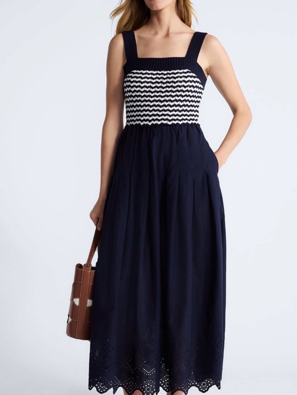 Free Assembly Women’s Sleeveless Textured Mixy Dress